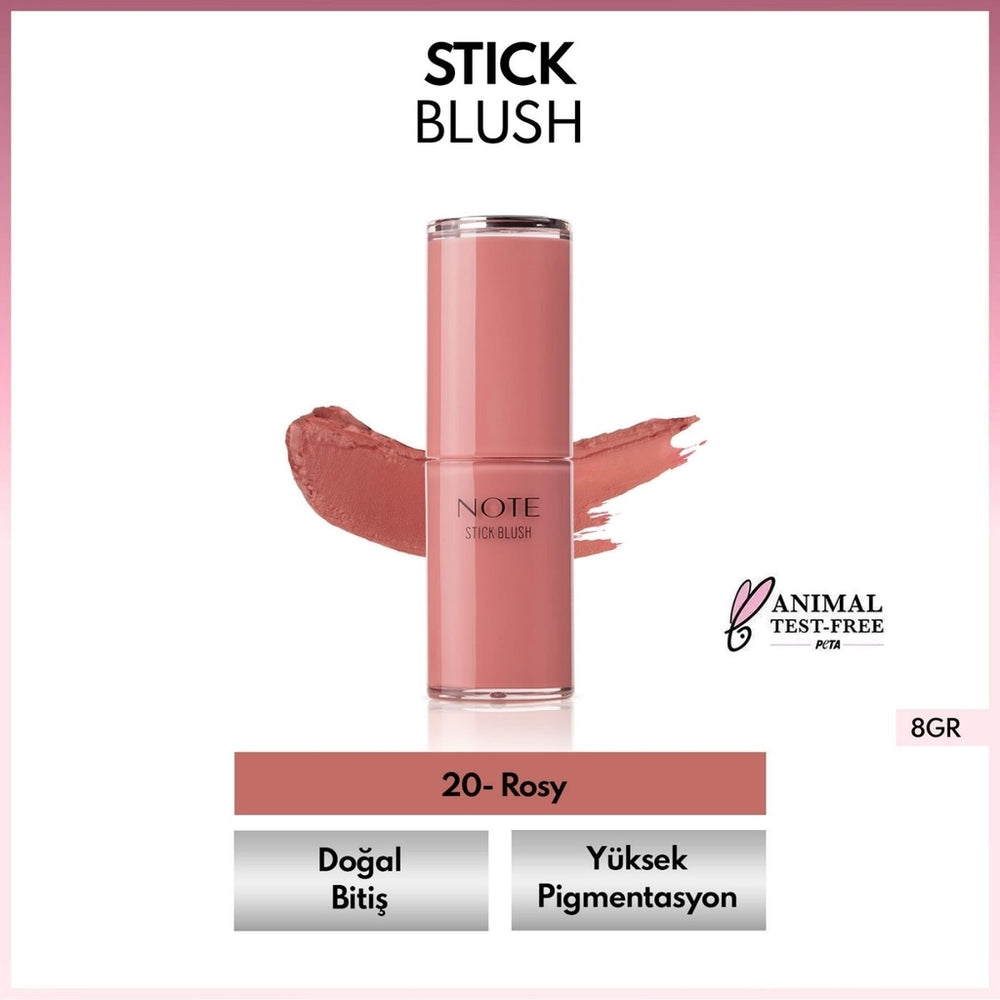 Note Stick Blush Moisturizing Soft Stick Blush