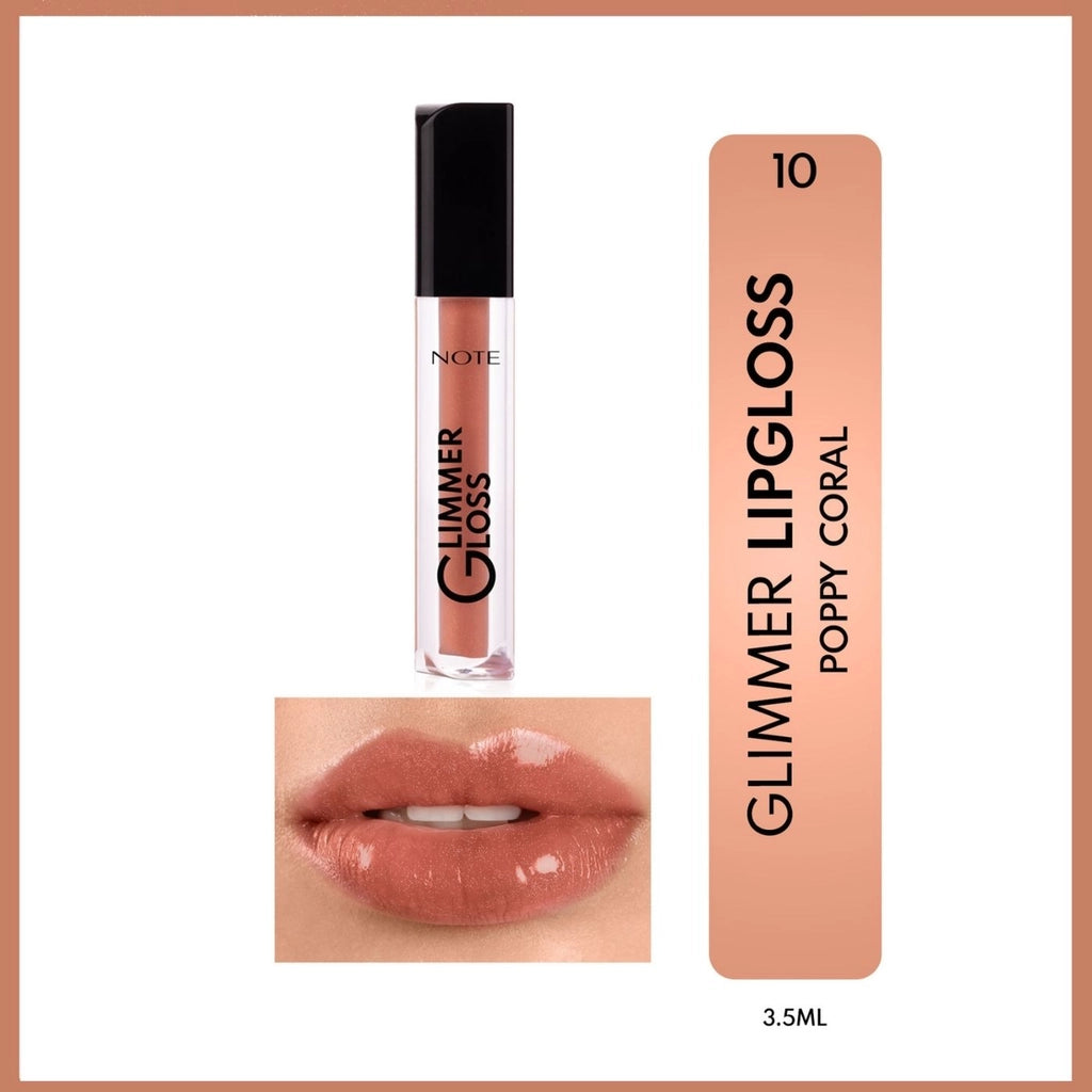 Note Glimmer Gloss Shimmering Moisturizing Lip Gloss