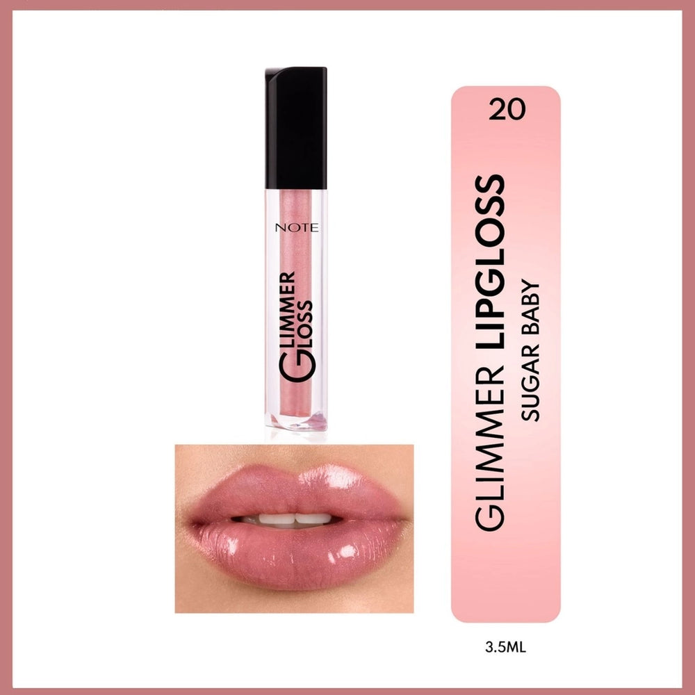 Note Glimmer Gloss Shimmering Moisturizing Lip Gloss