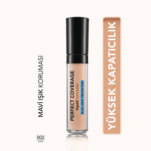 Flormar Perfect Coverage Blue Light Protection Semi-Matte Concealer