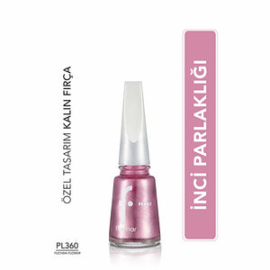 Flormar Pearly Intensely Pigmented and Pearlescent Reflection Nail Polish