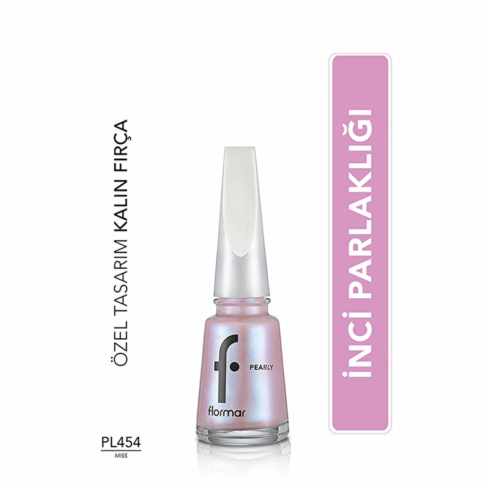 Flormar Pearly Intensely Pigmented and Pearlescent Reflection Nail Polish