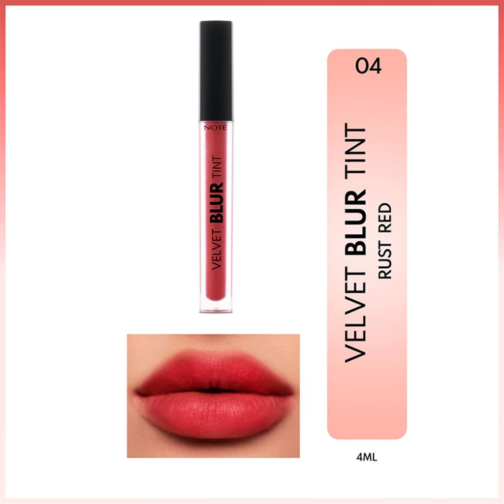 Note Velvet Blur Tint Velvet Finish Moisturizing Matte Lipstick