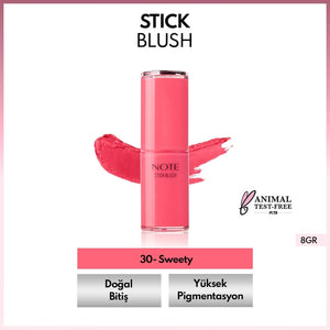 Note Stick Blush Moisturizing Soft Stick Blush
