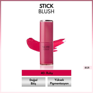 Note Stick Blush Moisturizing Soft Stick Blush