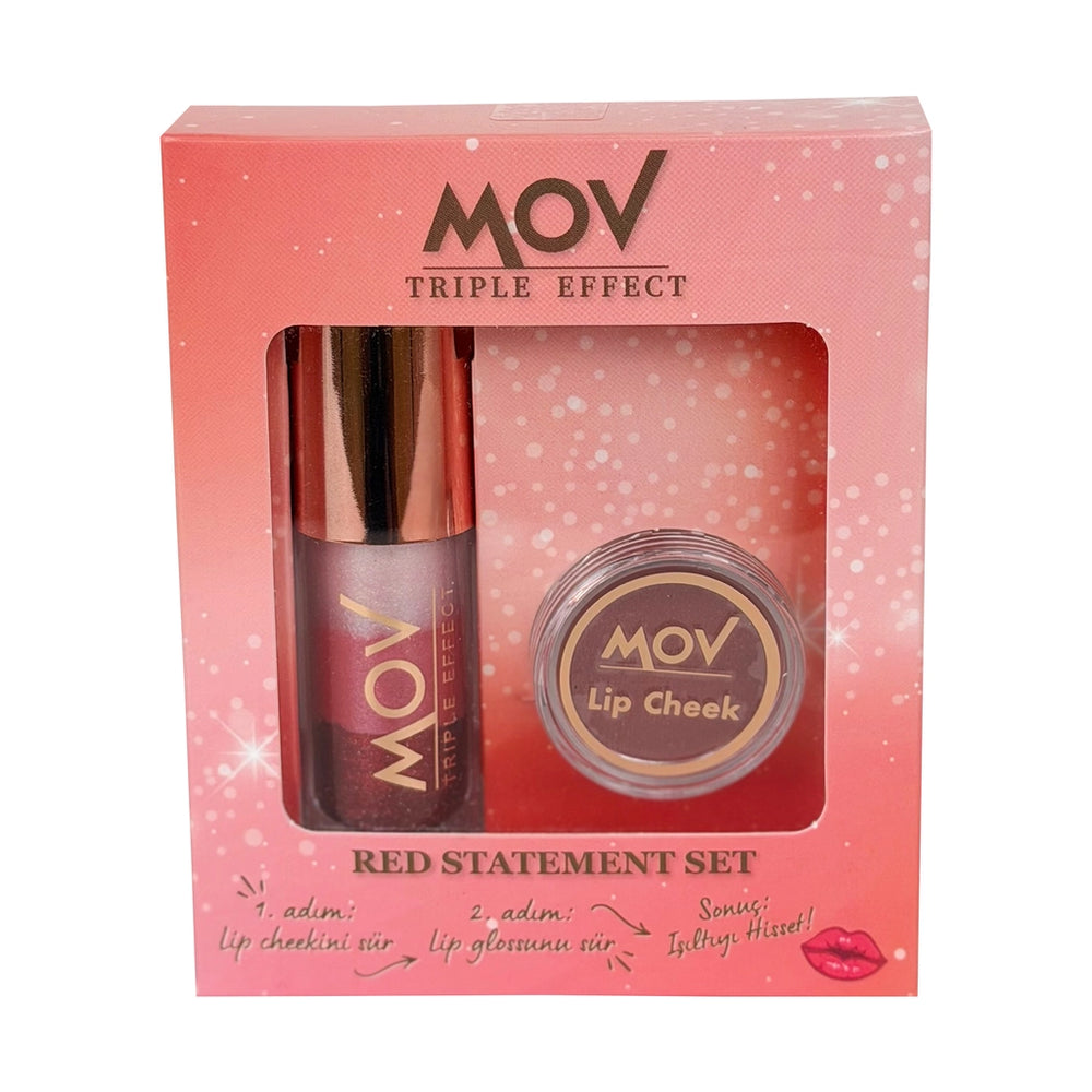 Mov Glow Icon Lip Gloss + Blush