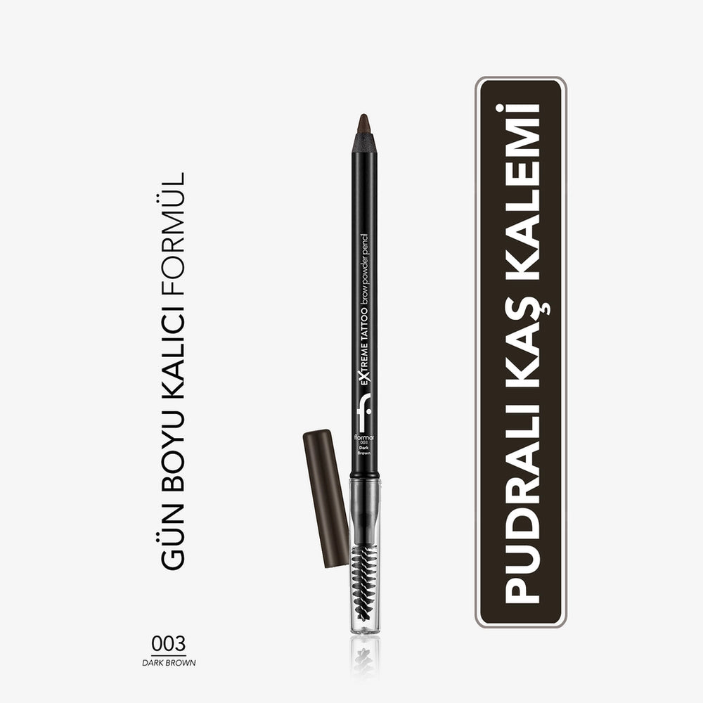 Flormar Extreme Tattoo Long Lasting Brush Eyebrow Pencil
