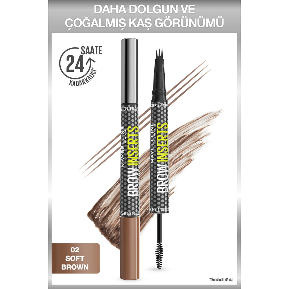 Maybelline New York Brow Insert Double-Ended Eyebrow Pencil