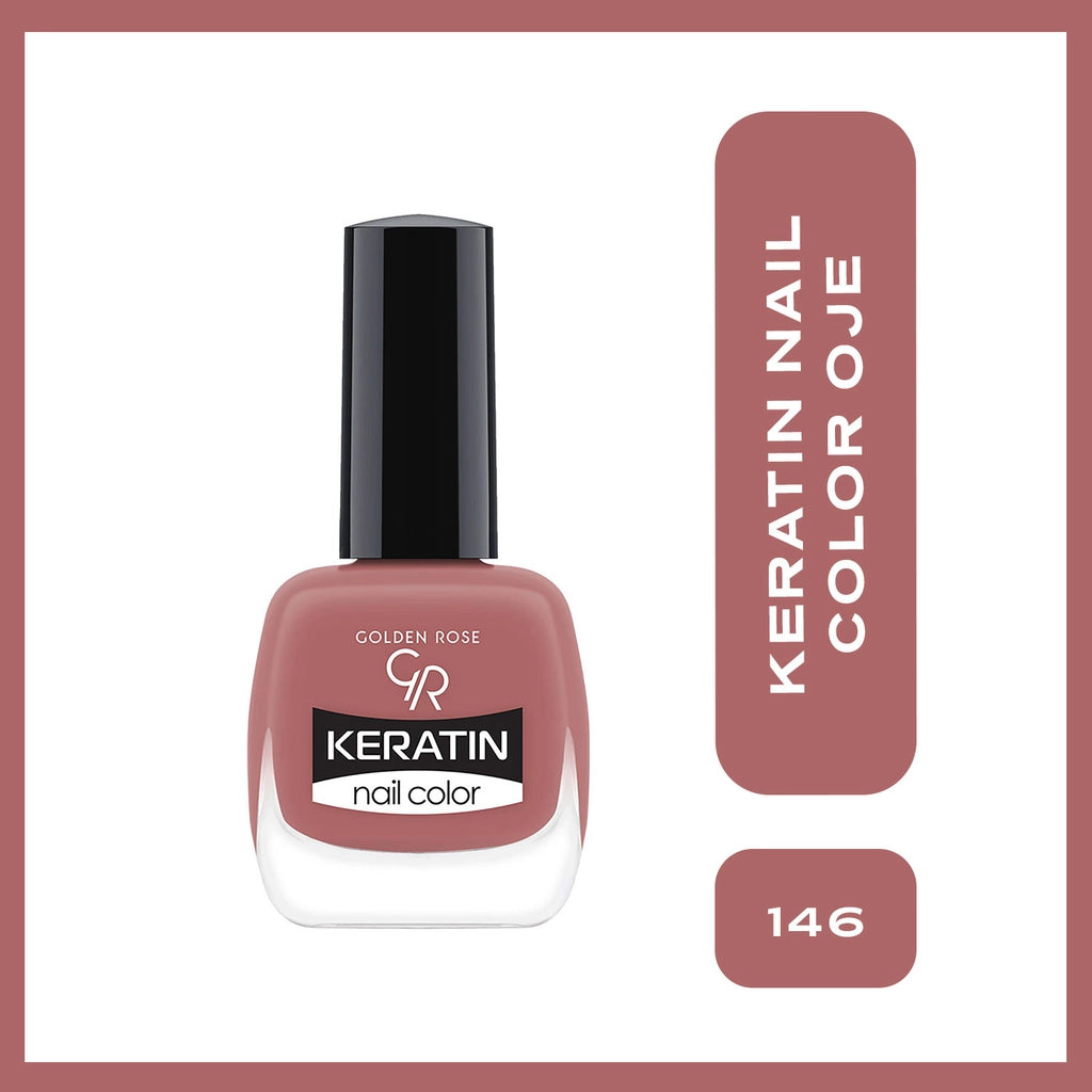 Golden Rose Keratin Nail Color Nail Polish No: