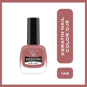 Golden Rose Keratin Nail Color Nail Polish No: