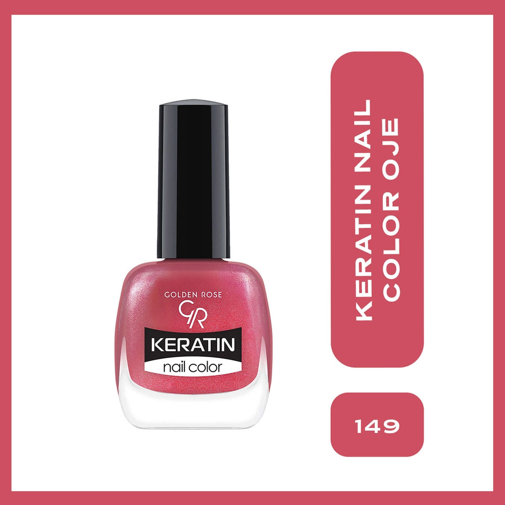 Golden Rose Keratin Nail Color Nail Polish No:
