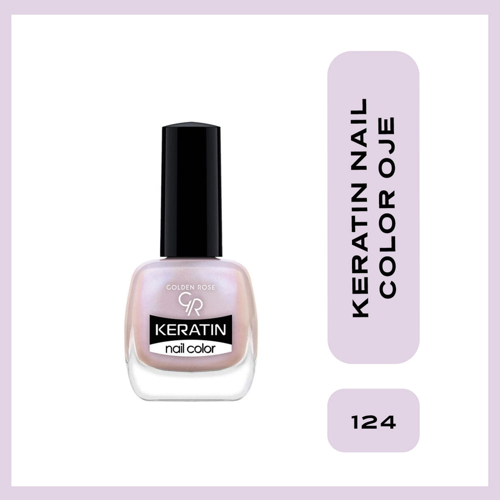 Golden Rose Keratin Nail Color Nail Polish No: