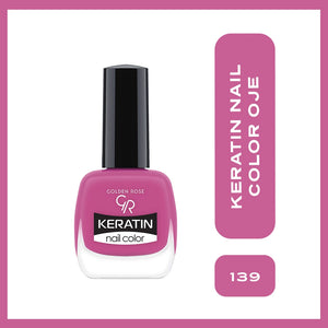 Golden Rose Keratin Nail Color Nail Polish No: