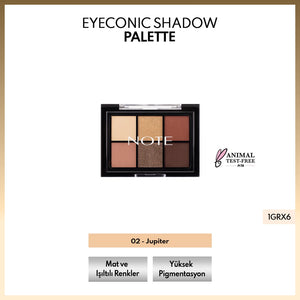 Note Eyeconic Shadow Palette Eyeshadow Palette 02 Jupiter