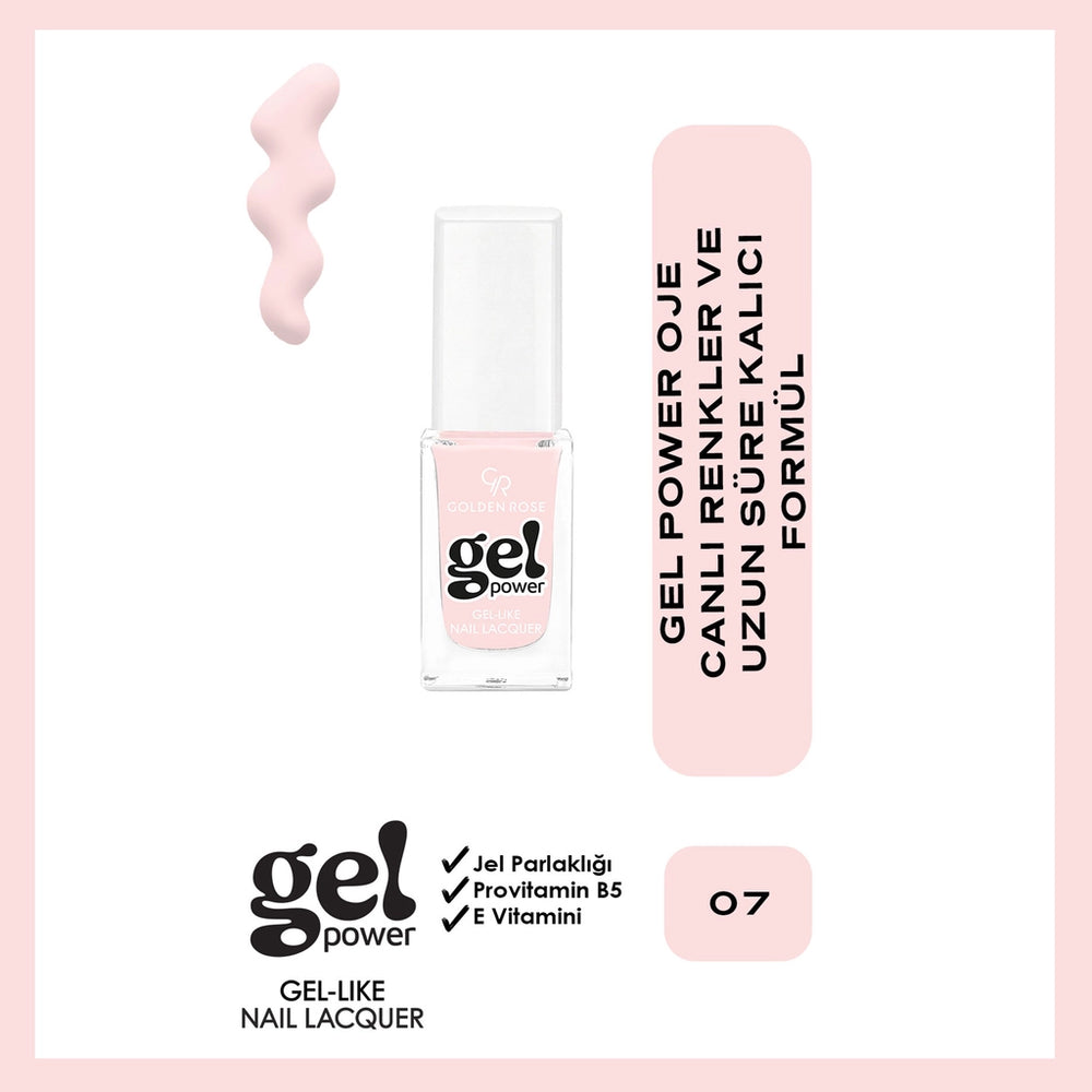 Golden Rose Power Gel Like Nail Polish No: