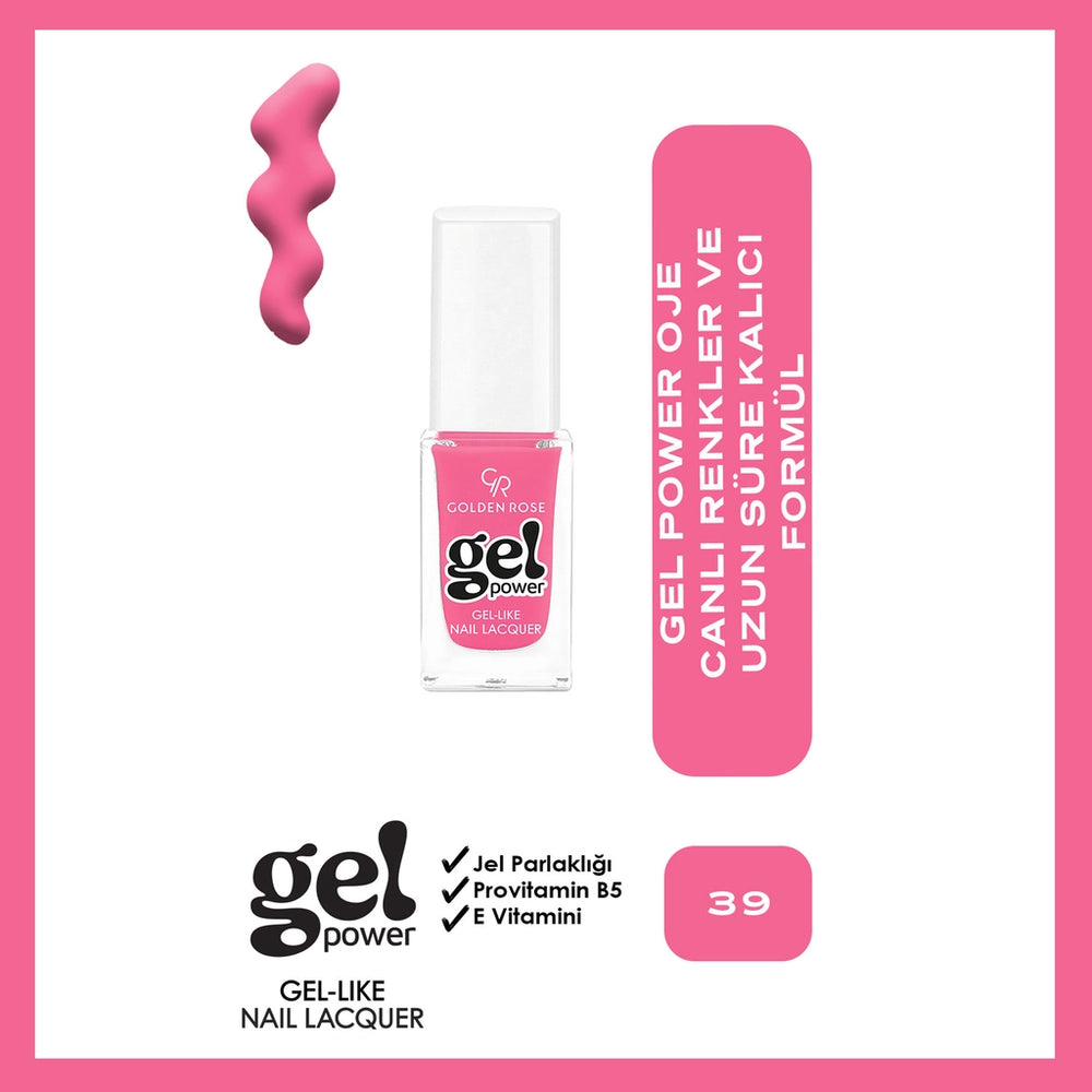 Golden Rose Power Gel Like Nail Polish No: