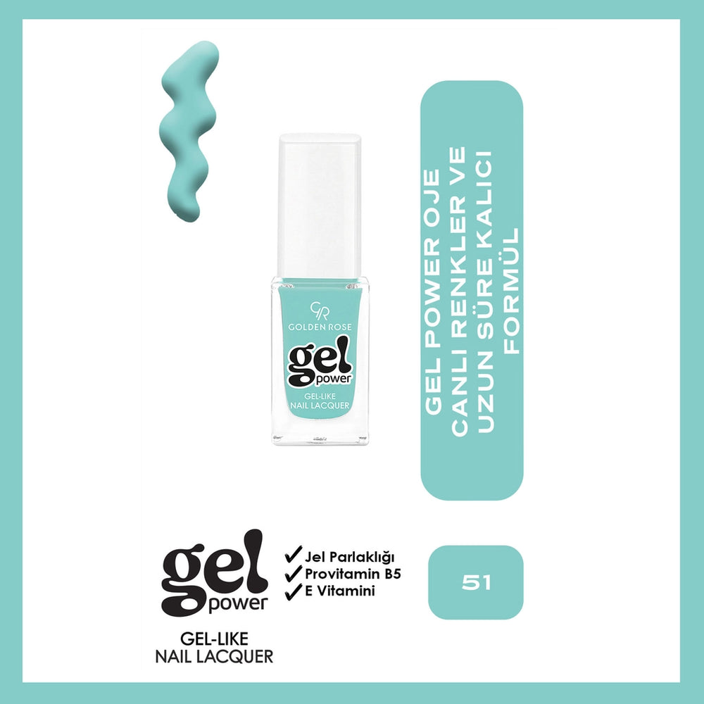Golden Rose Power Gel Like Nail Polish No: