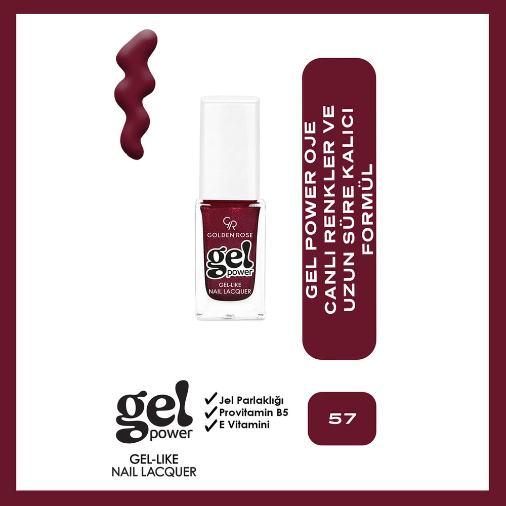 Golden Rose Power Gel Like Nail Polish No: