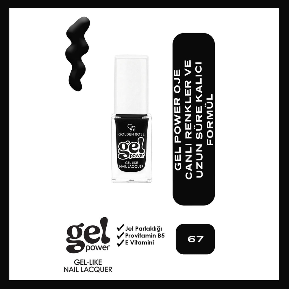 Golden Rose Power Gel Like Nail Polish No: