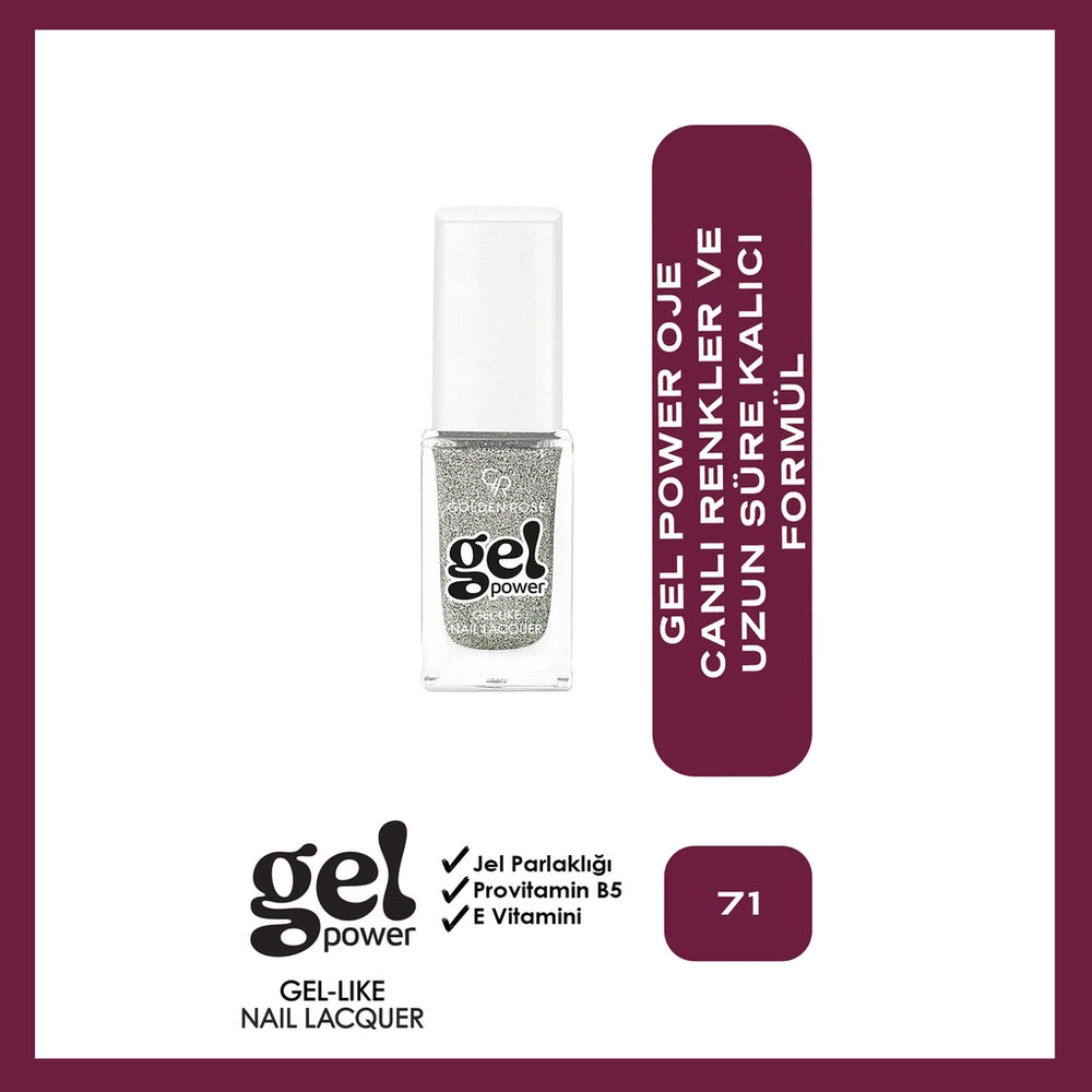 Golden Rose Power Gel Like Nail Polish No:
