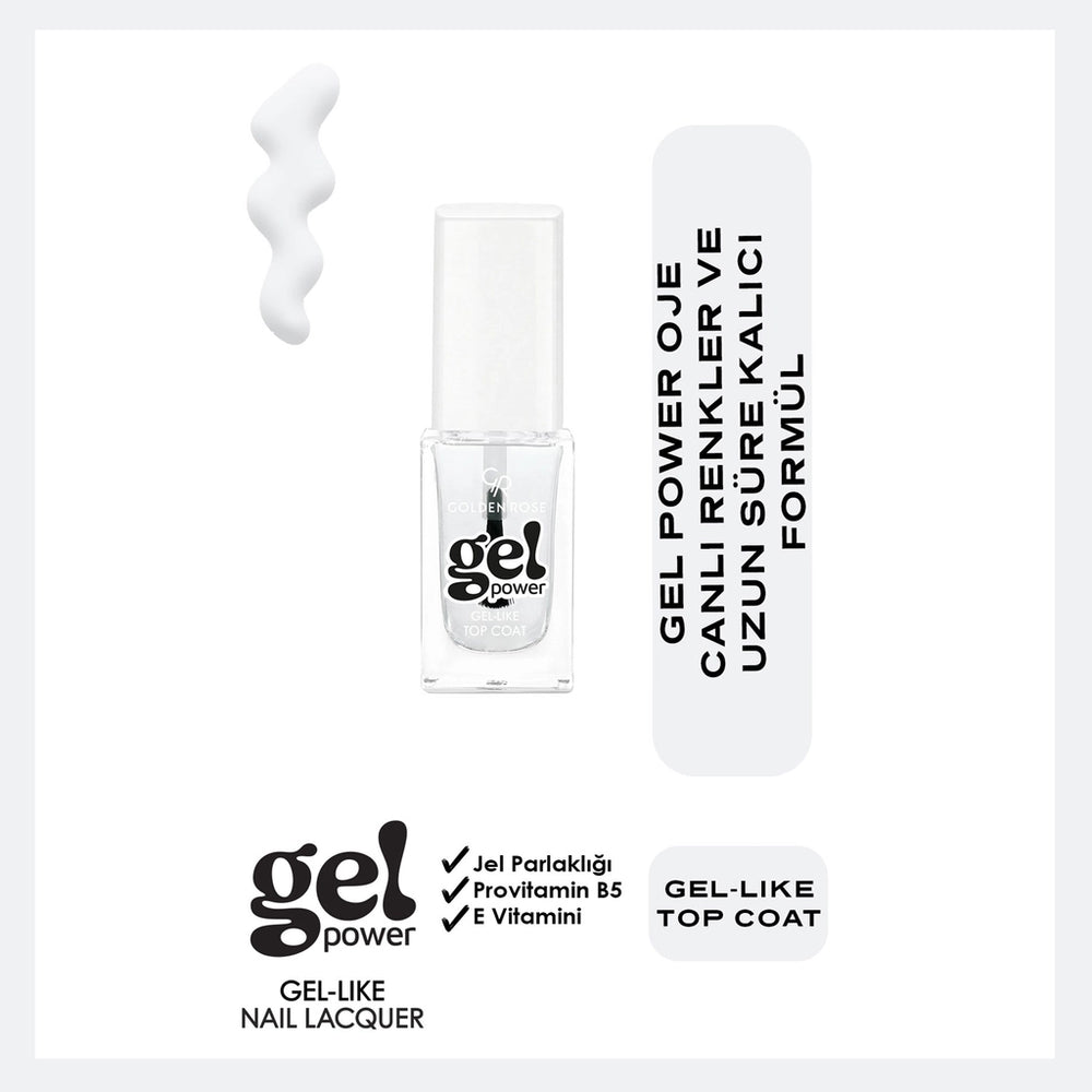 Golden Rose Power Gel Like Top Coat Gel