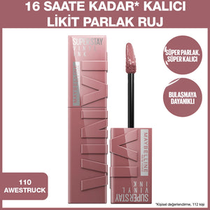 Maybelline New York Super Stay Vinyl Ink Long Lasting Liquid Glossy Lipstick