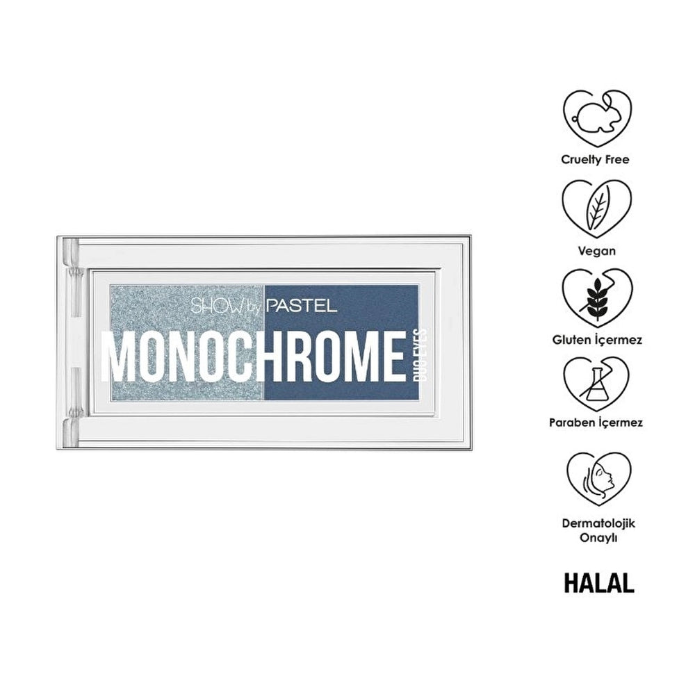 Show by Pastel Monochrome Duo Eyes Double Eyeshadow Palette 29 It's Cherry