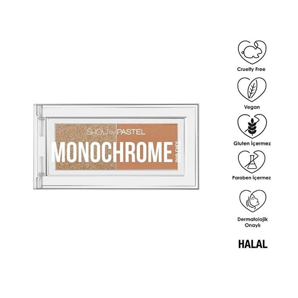 Show by Pastel Monochrome Duo Eyes Double Eyeshadow Palette 29 It's Cherry