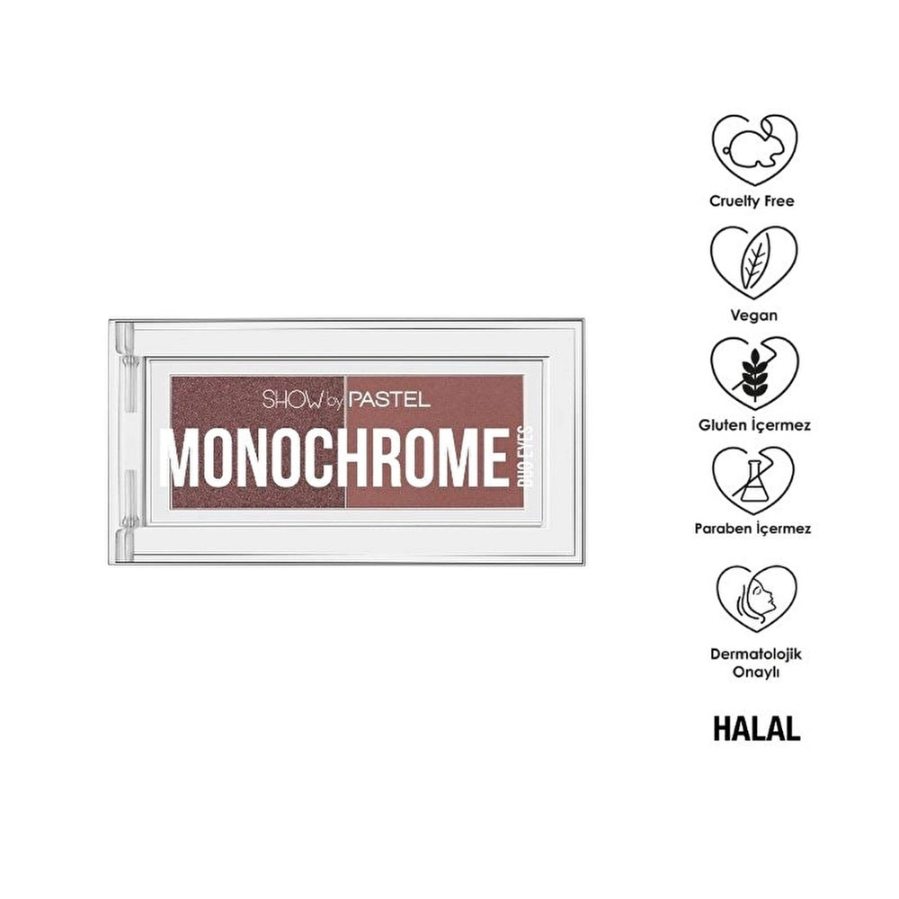 Show by Pastel Monochrome Duo Eyes Double Eyeshadow Palette 29 It's Cherry