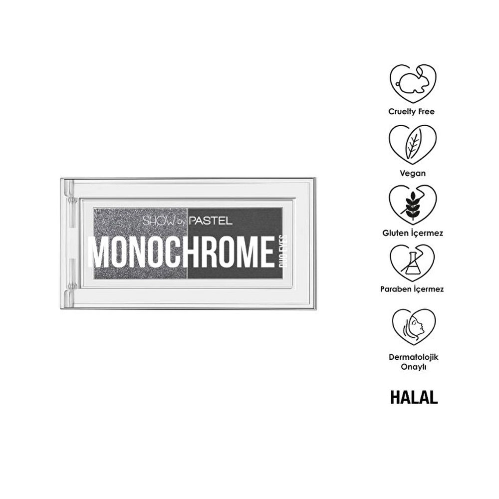 Show by Pastel Monochrome Duo Eyes Double Eyeshadow Palette 29 It's Cherry