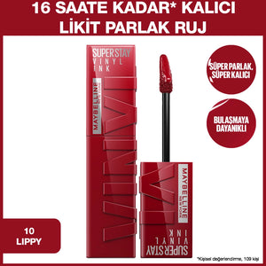 Maybelline New York Super Stay Vinyl Ink Long Lasting Liquid Glossy Lipstick