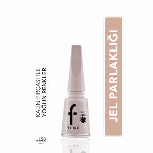 Flormar Jelly Look Intensely Pigmented and Gel Appearance Nail Polish