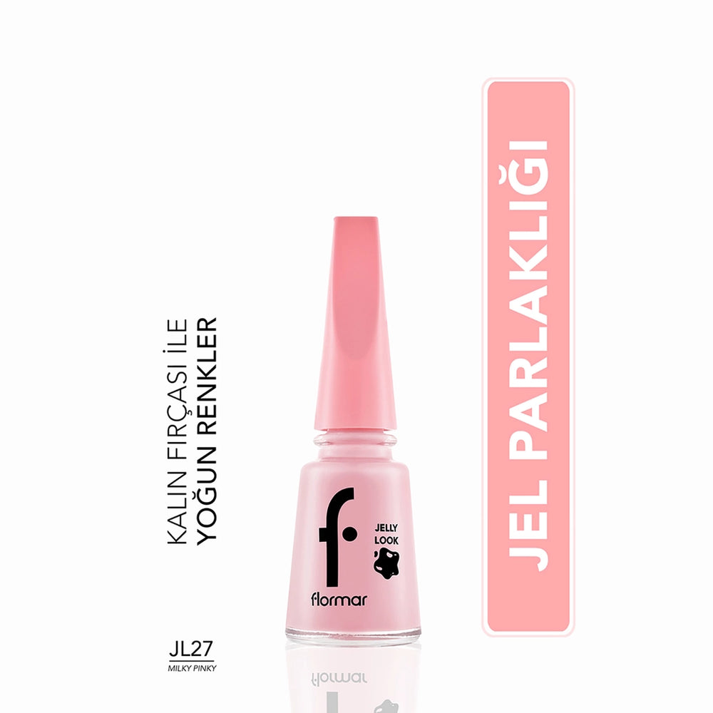 Flormar Jelly Look Intensely Pigmented and Gel Appearance Nail Polish