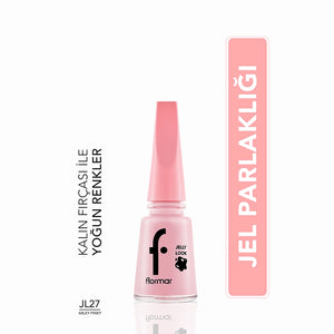 Flormar Jelly Look Intensely Pigmented and Gel Appearance Nail Polish