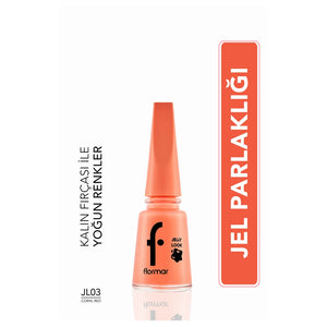 Flormar Jelly Look Intensely Pigmented and Gel Appearance Nail Polish