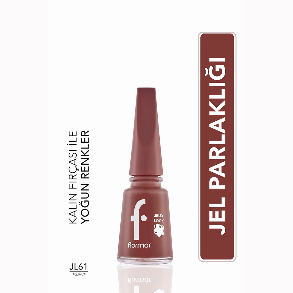 Flormar Jelly Look Intensely Pigmented and Gel Appearance Nail Polish