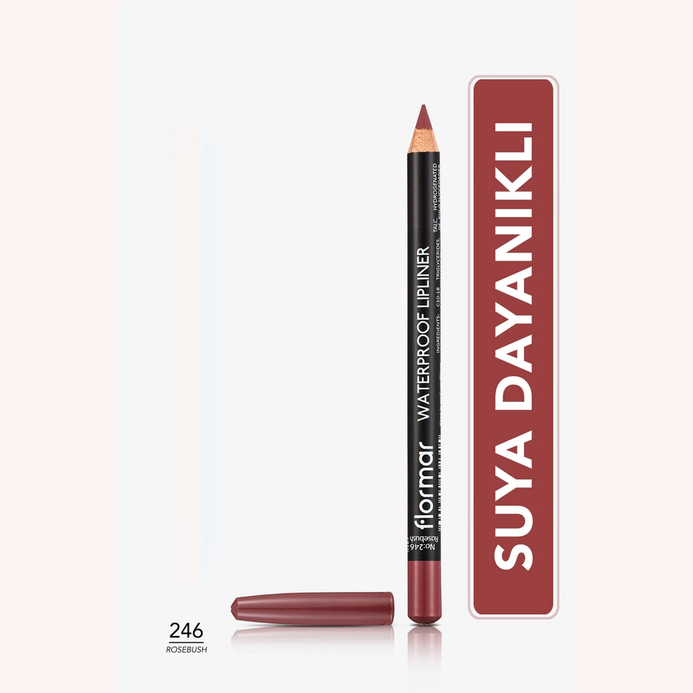 Flormar Waterproof and Intensely Pigmented Matte Lip Pencil
