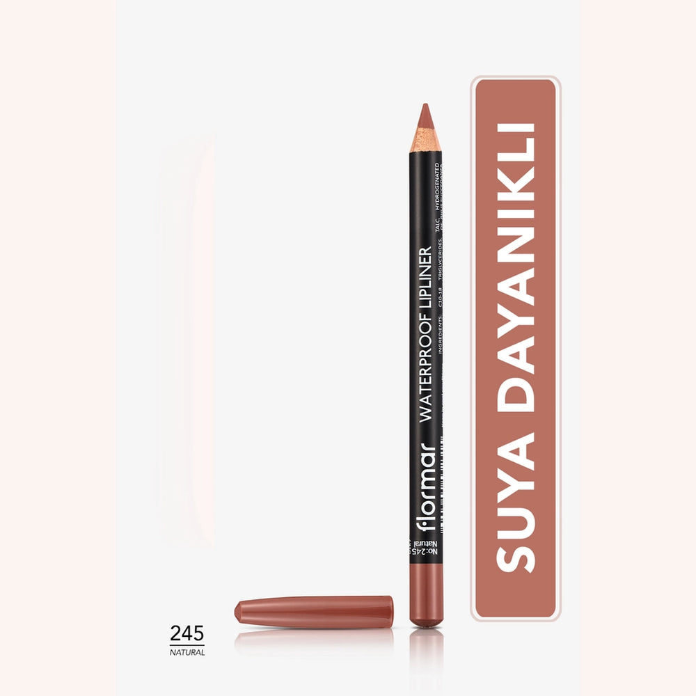 Flormar Waterproof and Intensely Pigmented Matte Lip Pencil