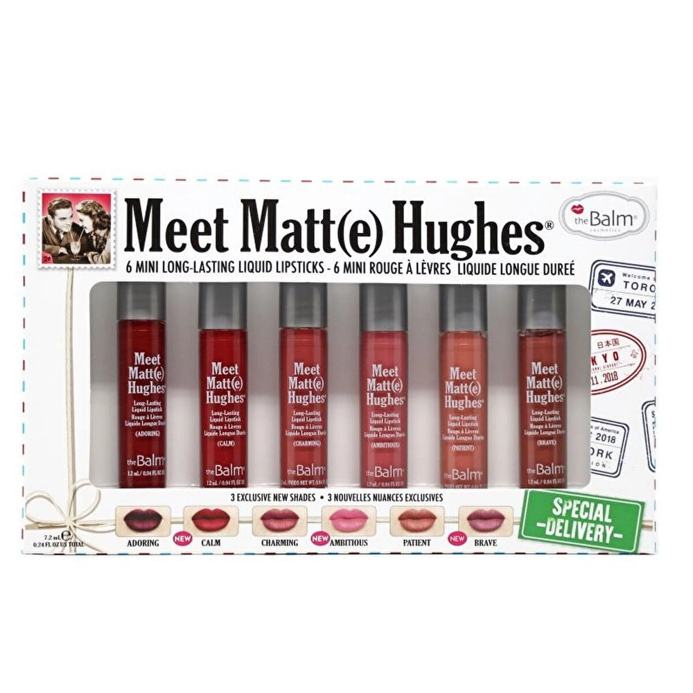 theBalm Meet Matte Hughes 6-Piece Lipstick Set