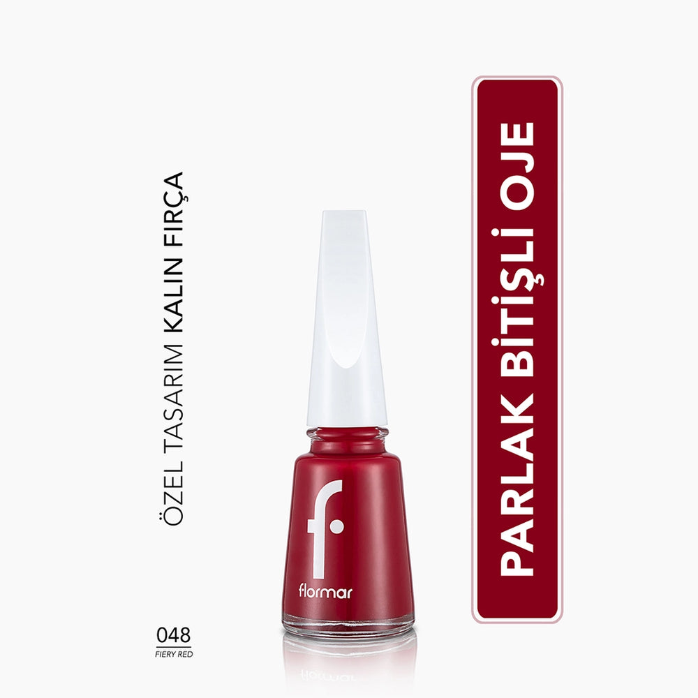 Flormar Nail Enamel Intensely Pigmented Nail Polish 417 Steel Gray