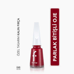 Flormar Nail Enamel Intensely Pigmented Nail Polish 417 Steel Gray