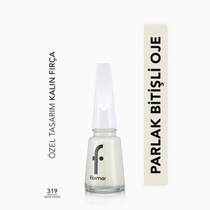 Flormar Nail Enamel Intensely Pigmented Nail Polish 417 Steel Gray