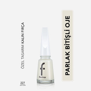 Flormar Nail Enamel Intensely Pigmented Nail Polish 417 Steel Gray