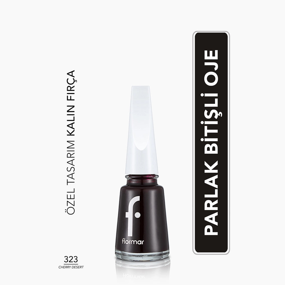 Flormar Nail Enamel Intensely Pigmented Nail Polish 417 Steel Gray