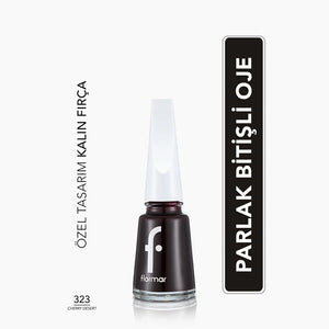 Flormar Nail Enamel Intensely Pigmented Nail Polish 417 Steel Gray