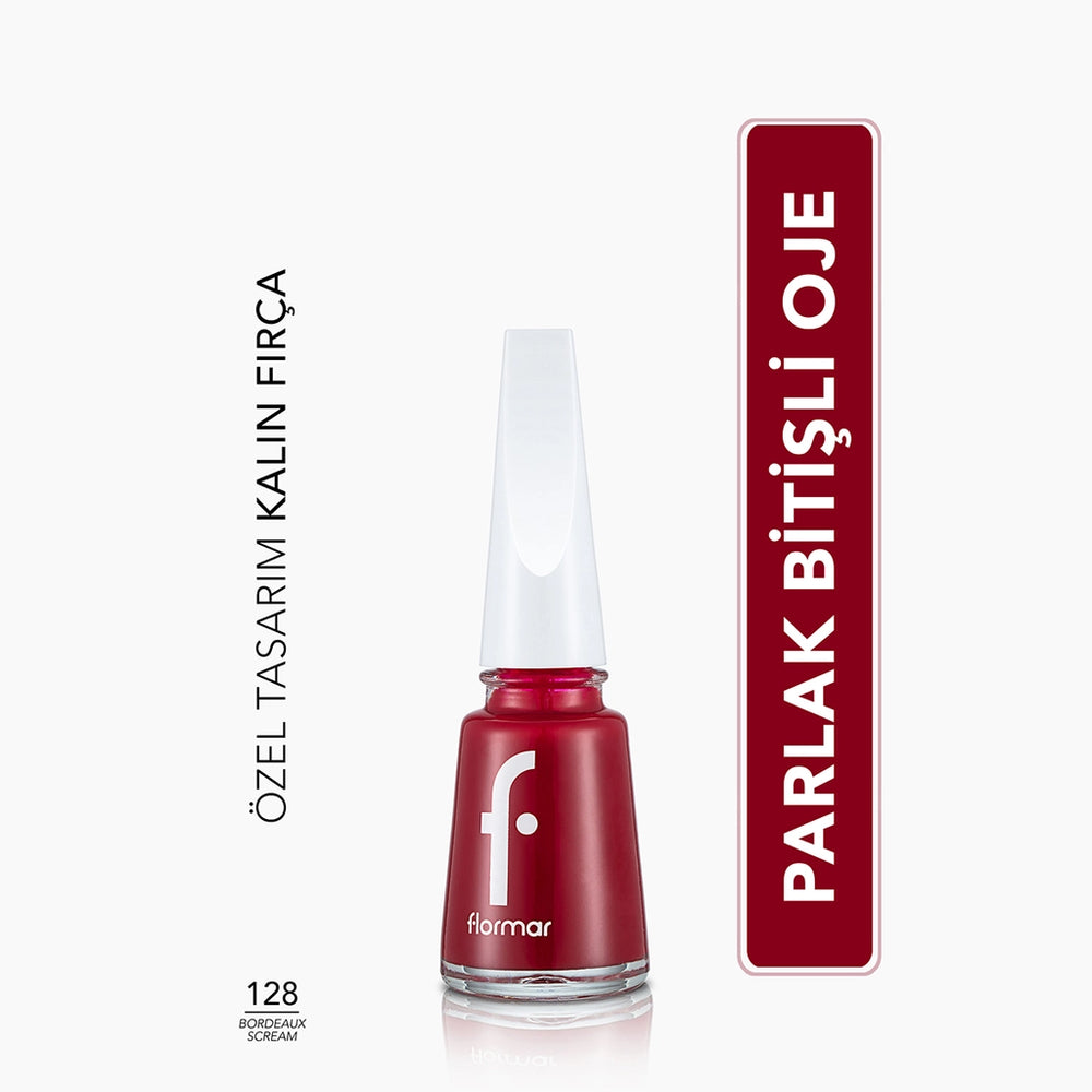Flormar Nail Enamel Intensely Pigmented Nail Polish 417 Steel Gray