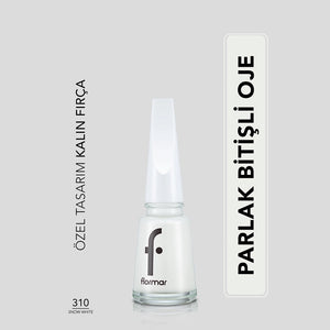 Flormar Nail Enamel Intensely Pigmented Nail Polish 417 Steel Gray