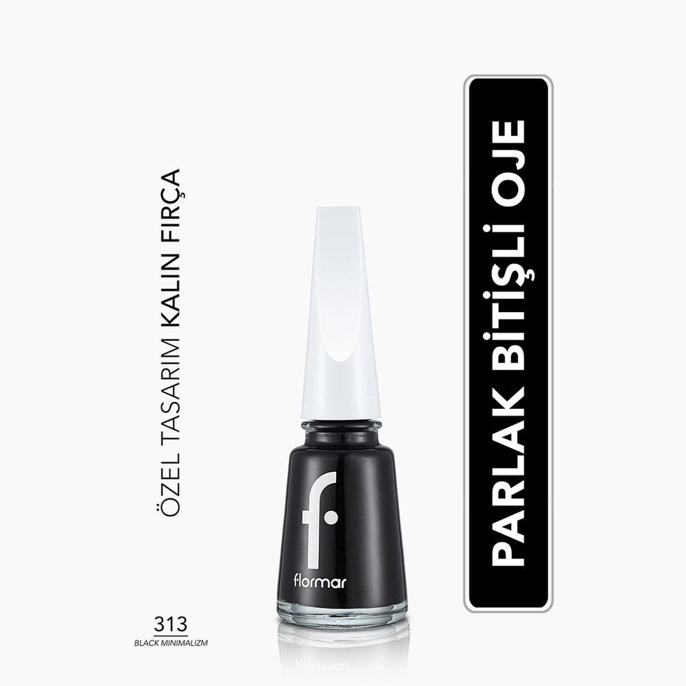 Flormar Nail Enamel Intensely Pigmented Nail Polish 417 Steel Gray