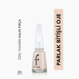 Flormar Nail Enamel Intensely Pigmented Nail Polish 417 Steel Gray
