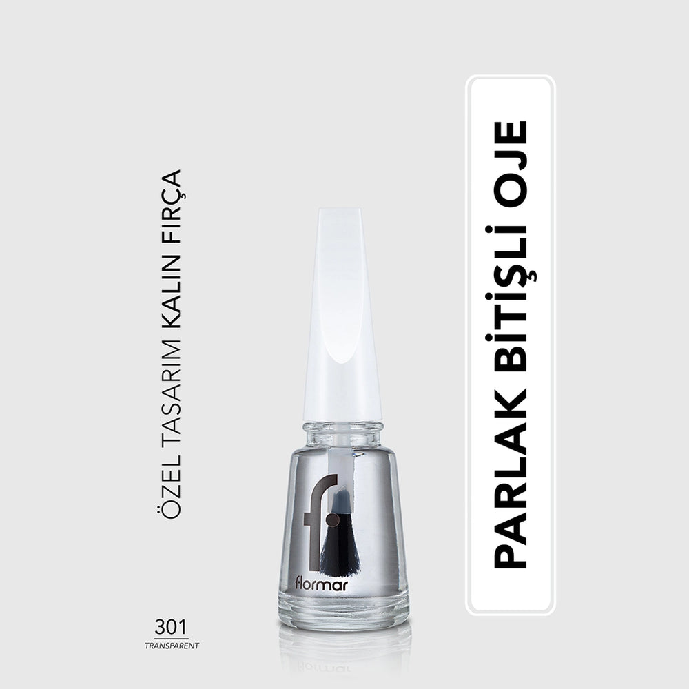 Flormar Nail Enamel Intensely Pigmented Nail Polish 417 Steel Gray